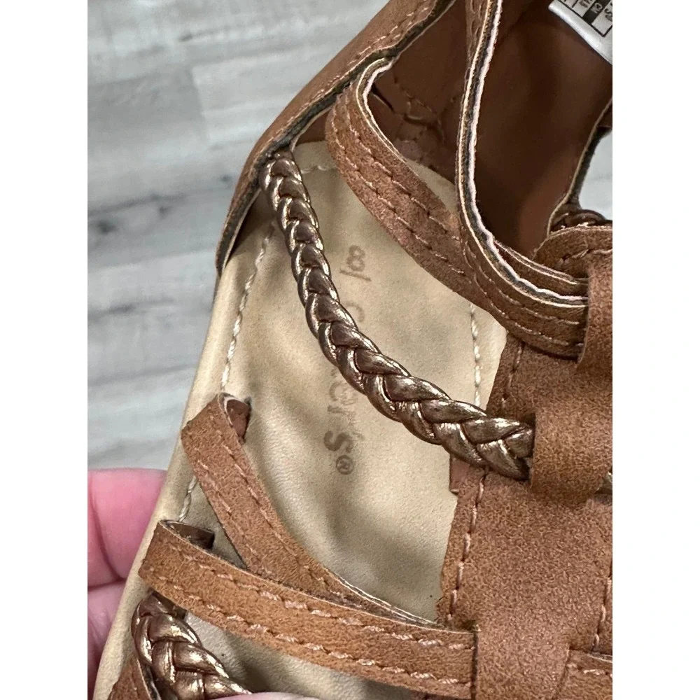 Carter toddler girl Eliana Braided Strap Sandals, size 8 - Picture 4 of 7